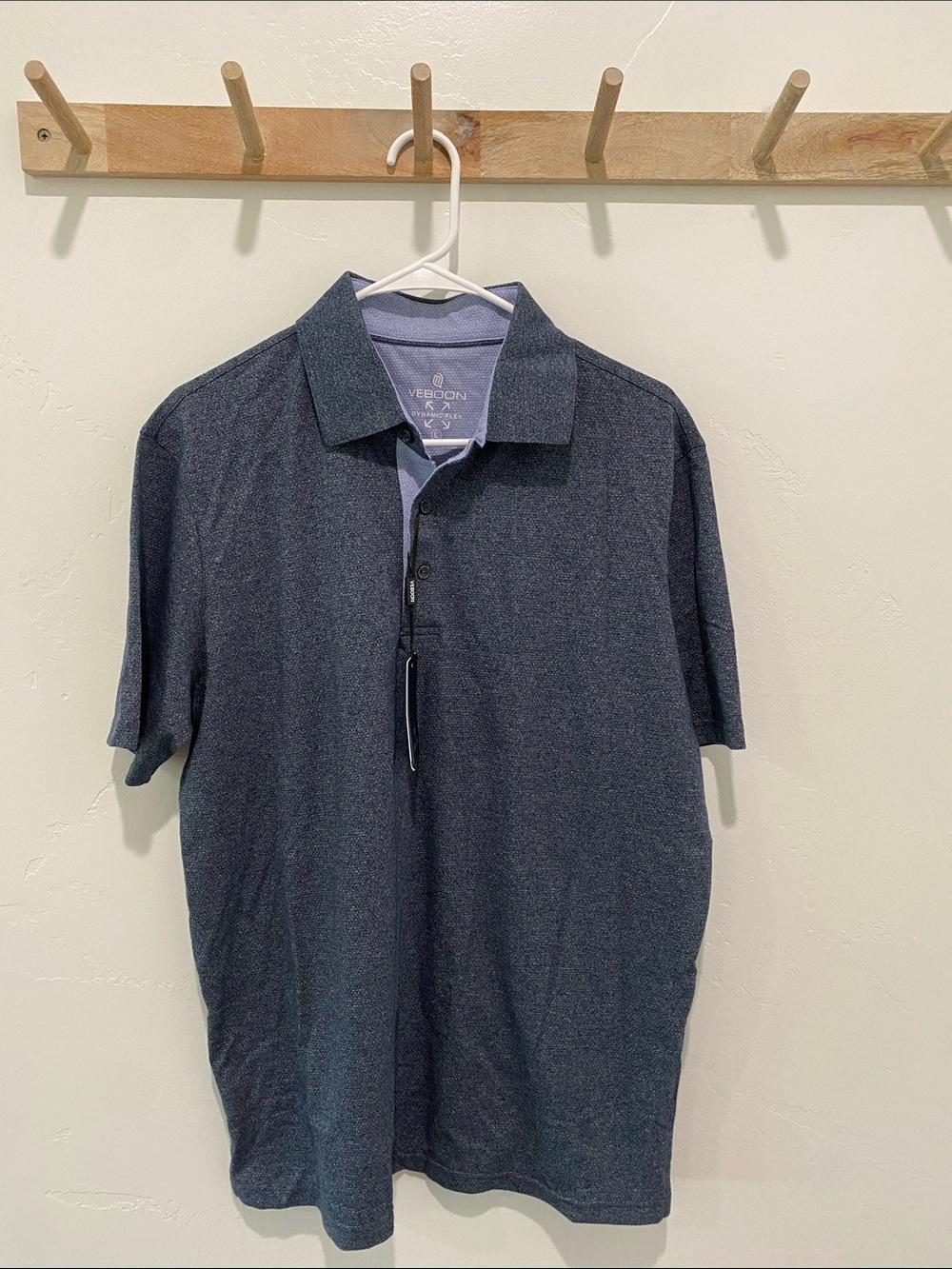 NWT Veboon Cotton Flex Polo